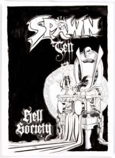 Dave Sim Spawn #10: Remastered & Expanded Variant Cover D Original Art (Aardvark-Vanaheim, 2020).... | Heritage