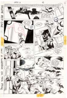 Jose Luis Garcia-Lopez Deadman #3 Story Page 16 Original Art (DC, 1986).  A high action page from everyone’s - | Heritage