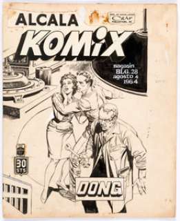 Nestor Redondo Alcala Komix #28 Cover Original Art (CRAF Publications, 1964). Almost a decade before he would come - | Heritage