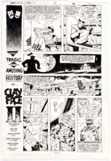 Bernie Mireault (as BEM 89) and Denis Rodier Secret Origins #44 Story Page 1 Original Art (DC, 1989)....