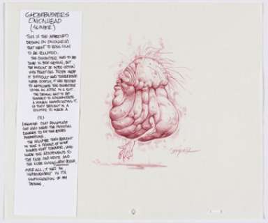 Thom Enriquez | Ghostbusters "Onionhead/Slimer" Concept Illustrations Original Art Group of 4 (Columbia, 1983). | Heritage