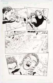 Gary Frank And Jon Sibal | Squadron Supreme #7 Story Page Original Art Group of 5 (Marvel, 2007). | Heritage