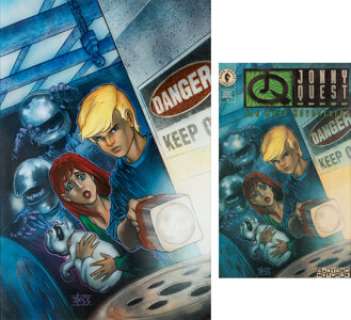John K. Snyder III - The Real Adventures of Jonny Quest #3 Giveaway Cover Original Art (Dark Horse, 1996).