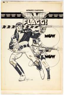 Howard Chaykin - American Flagg! Unpublished Illustration Original Art (1983). American Flagg! was one of the most -