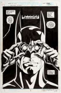 Paul Gulacy | Batman and the Outlaws #1 Splash Page 1 Original Art (DC, 2000). | Heritage