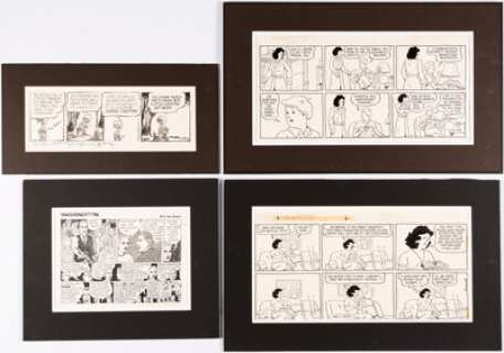 Jeffrey Kenneth Macnelly, Terry Gilliam, Greg Howard, | et Al., Shoe , Sally Forth , and Additional Comics Gags Original Art Group of 7 (1960s-80s). | Heritage