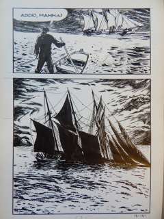 Manara, Milo | Original page (p.141)  - Il Vascello Fantasma  - (1970) | Catawiki