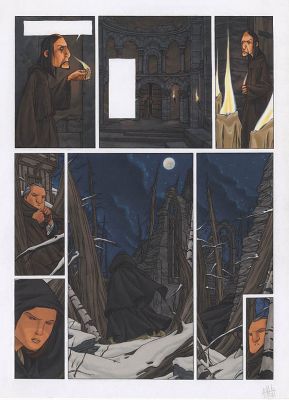 Jean-Christophe Thibert | Le Marteau des sorcières - Warul (T.1) - Planche originale n°17 | Daniel Maghen