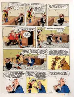 Leonardo Vittorio - mise en couleur Lucky Luke - Chasse aux Fantômes