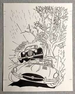 Kuijpers, Henk - Original cover  - Franka 16 + Original colouring + Mega Editie II  - Succes Verzekerd + Eigen Risico  - Large-size hc  - (2001)