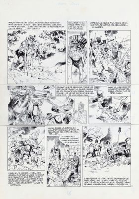 Franz | Les Perdus de l’empire, planche n°1 à l’encre… | AZ auction