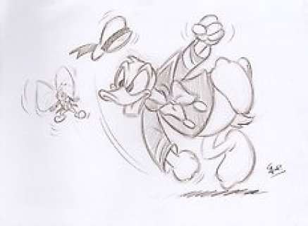Carrillo, Antonio - Original Sketch  - Donald Duck