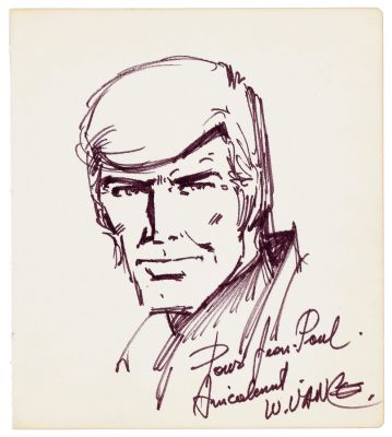 Vance | Bruno Brazil, illustration au feutre… | AZ auction