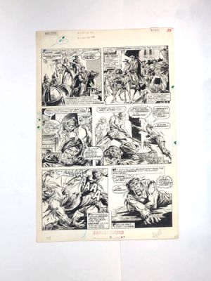 The Savage Sword Of Conan #11 Pg-47 Original Art 1975 John Buscema Young Montano | eBay US
