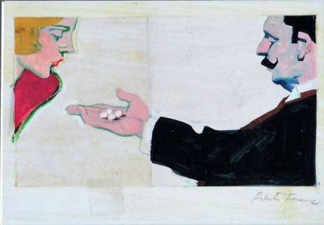 Pintér, Ferenc - Original cover Oscar Mondadori "La Dama velata" (1995) | Catawiki