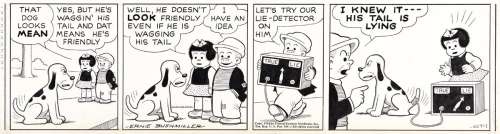 ERNIE (ERNEST PAUL) BUSHMILLER (1905-1982) Pair of Nancy Daily Comic Strips, 1946. | Swann Galleries