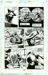 Russ Heath - Original Art for Legends of the Dark Knight #46, pages 21 and 23 (DC, 1993). Two exciting pages from - | Heritage