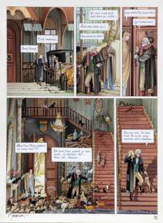 Magnin | L’Autre monde, planche couleurs n°19 Ã  l’encre… | Banque Dessinée