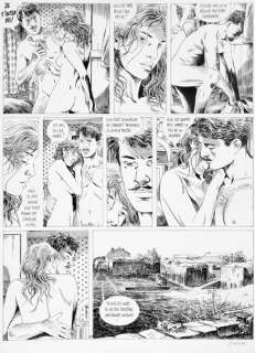 Servais - Tendre Violette, planche n°23 Ã  l‘encre de Chine…