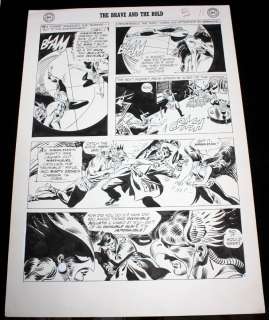 Joe Kubert | The Brave & the Bold #44 P.11 - Fantastic Hawkman & Hawkgirl Page - 1962 | Anthony’s Comic Book Art