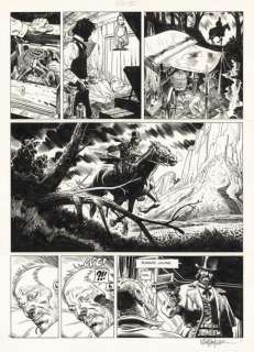 Lot 10 - RALPH MEYER UNDERTAKER L‘Orgre de Sutter Camp (T.3), Dargaud 2017 Planche originale...