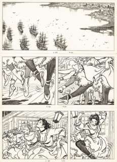 MILO MANARA El Gaucho, Casterman 1995 Planche originale n° 63, prépubliée en France... | Daniel Maghen Enchères