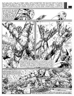 Druillet. Philippe. (Né En 1944) | DRUILLET. Philippe. Â« Salammbô Â». Encre de Chine noire pour l’une des& | Tessier Sarrou