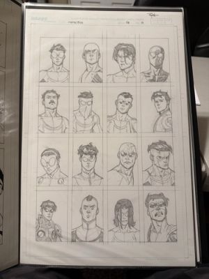 Skybound Invincible OA Original Art 58/19 Ottley Kirkman Walker Amazon | eBay US