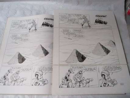 Ryssack, Eddy - Original page (p.12) + album - Brammetje Bram - De levende mummie - Cloth hc | Catawiki