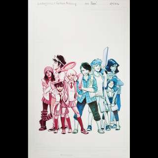 LUMBERJANES x GOTHAM ACADEMY Cover by Veronica Fish | Pop Sequentialism