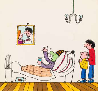 Bohdan Butenko (1931 - 2019) | Bohdan Butenko | Chory tato, 1985 | Desa Unicum