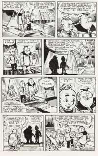 Janusz Christa (1934 - 2008) | Janusz Christa | "Kajtek i Koko. W kosmosie. Planeta automatów", plansza nr 297, około1970 | Desa Unicum