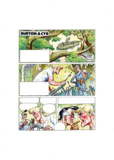 José Ortiz | Burton & Cyb - El Hombre es un Lobo para el Lobo p.1 (Zona 84) | ECC arte y coleccionismo