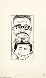 David Berg - Original Illustration for Dave Berg Looks at Modern Thinking (EC, circa 1969). Dave Berg examines - | Heritage