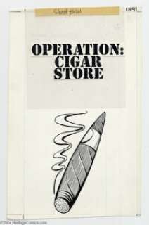 Antonio Prohias - Third Dossier of Spy Vs. Spy "Operation: Cigar Store" Complete 8-page Story Original - | Heritage