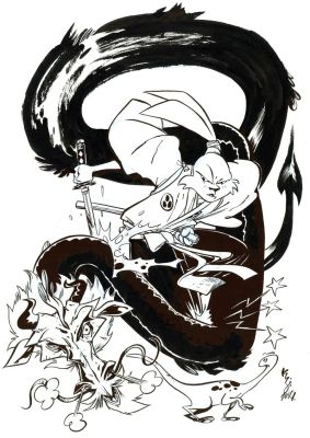 Kalonji | Illustration 3 – Hommage Usagi Yojimbo | Galerie Glénat