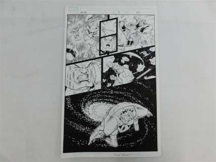 Original Comic Art Marvel Adventures - Hulk | Bodnars Auction