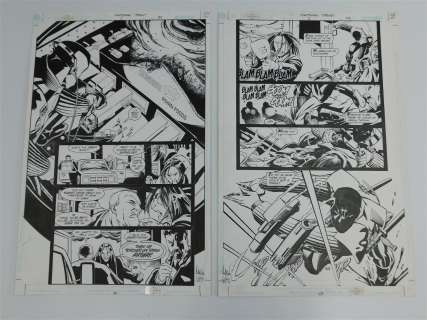 Lot of 2 Original Comic Art - Nightwing: Target | Bodnars Auction