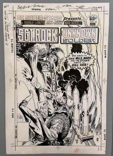 1977 DC Super-Stars #15 Cover Art Joe Kubert | Weiss Auctions