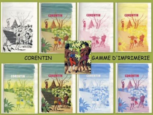 PAUL CUVELIER - CORENTIN - LE SIGNE DU COBRA GAMME D’IMPRIMERIE COUVERTURE -1982 | eBay Europe