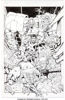 Dan Fraga, Dan Fraga | Extreme Studios 25Th Anniversary Yearbook, Pin-Up Illustration, (Extreme Studio, 2017) | ComicArtFans Classifieds