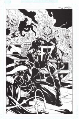 Ghost Rider Spirits of Vengence 5p20 Original comic art Paul Davidson | eBay US (Buy It Now)