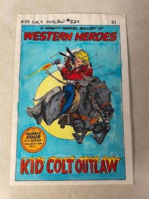 KID COLT OUTLAW #224 comic art color guide SPLASH PIN UP MARVEL GIL KANE 1978 | eBay US (Buy It Now)