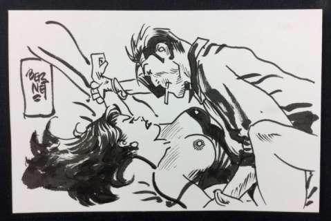 Bernet, Jordi | Original illustration  - â€œChiara e Torpedoâ€ | Catawiki