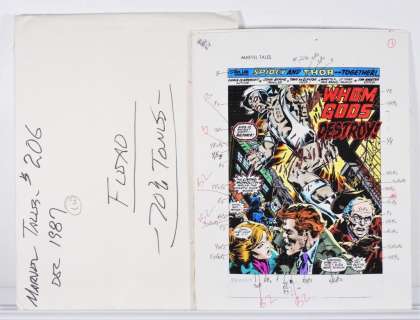 Marvel Comics Marvel Tales #206 Comp. Color Guide | Bruneau & Co. Auctioneers