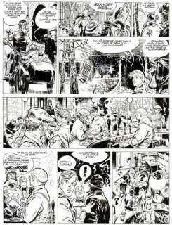 René Follet | Edmund Bell, L’ombre rouge, planche originale Ã … | Septimus