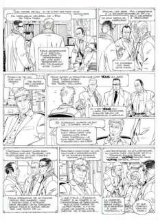 Lot #316 | Francq. Planche originale Largo Winch | BDEnchères