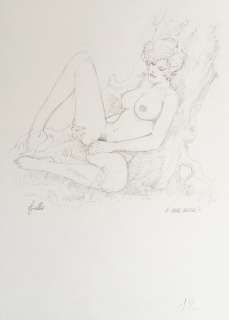 Frollo, Leone - original sketch "A real blond?" | Catawiki