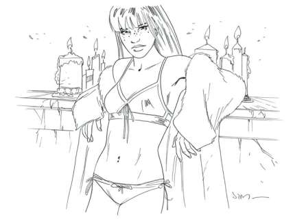 Jim (Terrasson, Thierry) - Original illustration - Marie - Een nacht in Rome | Catawiki