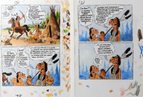 VUILLEMIN Philippe Deux chiens qui s’enculent sous la pluie Gag en deux planches... | Vermot et Associés